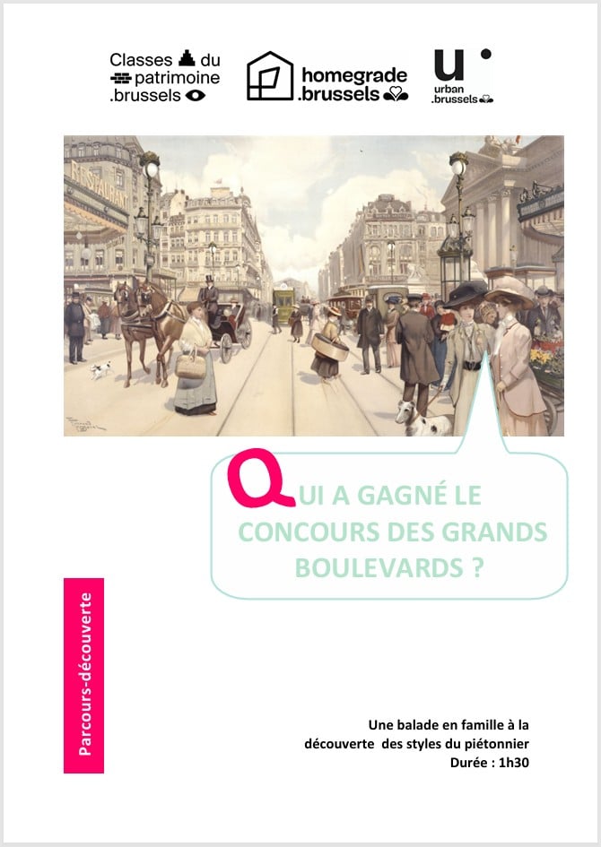 Couverture du parcours-découverte 'Qui a gagné le concours des grands boulevards ?'