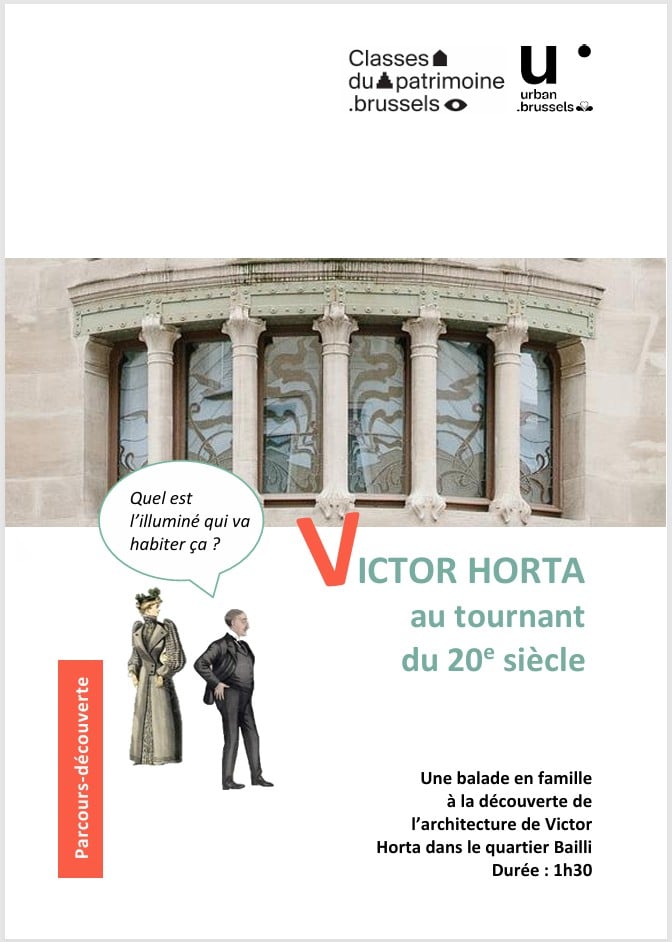Couverture du parcours-promenade 'Victor Horta au tournant du 20e siècle'