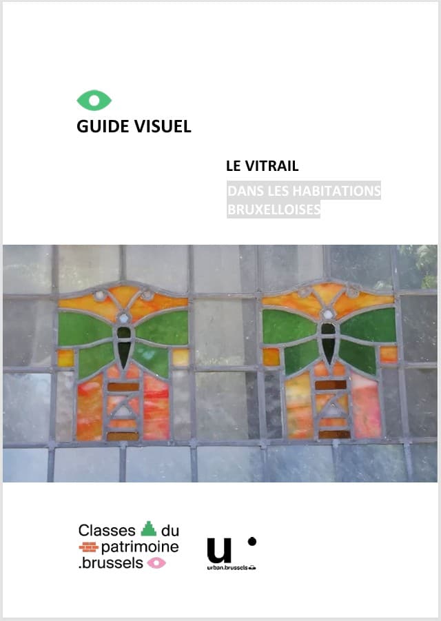 Couverture du guide visuel sur le vitrail dans les habitations bruxelloises