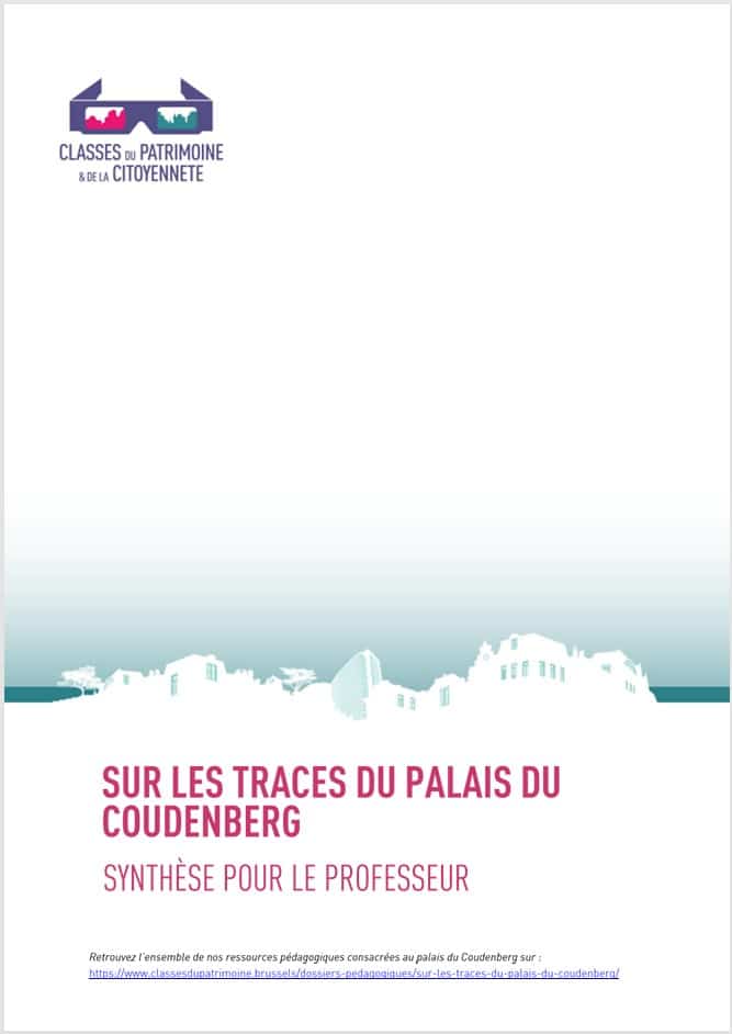 Couverture du dossier pédagogique de l'animation 'Sur les traces du Palais du Coudenberg'